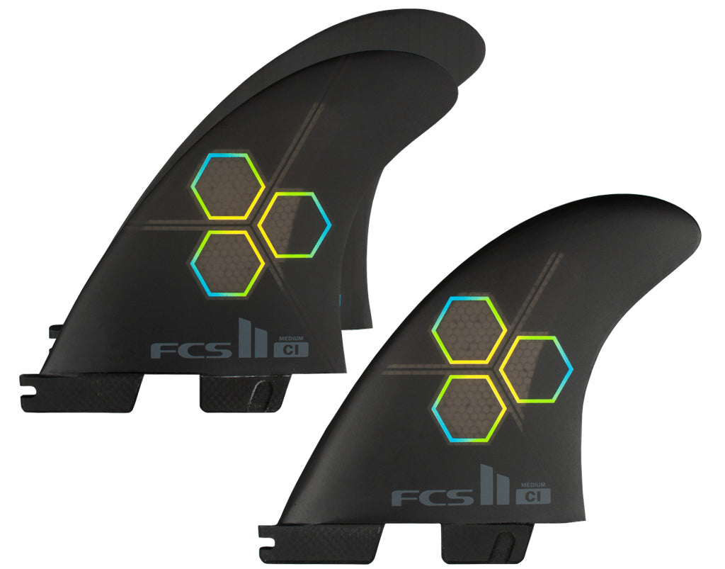 FCS II Upright Tri Set Medium – Channel Islands Surfboards