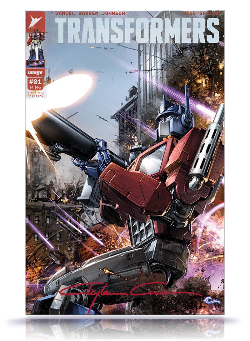 Classic Signed w/Coa Transformers #1 5th Printing Ltd to 242