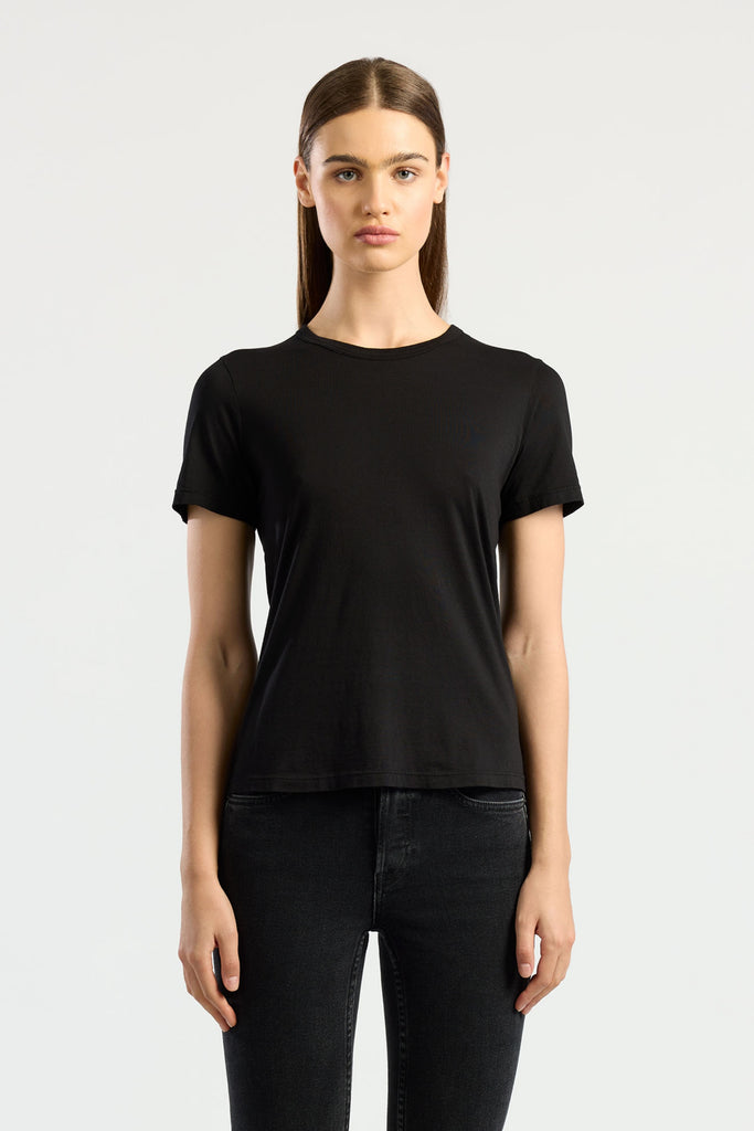 Standard Tee in Jet Black | Luxury Supima® Cotton T-Shirt – Cotton