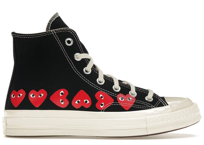 Converse x Comme des Garçons PLAY Chuck 70 Multi Heart High Top