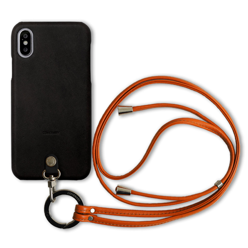 本革 栃木レザー リングショルダーストラップ(金具調整あり)付き 背面