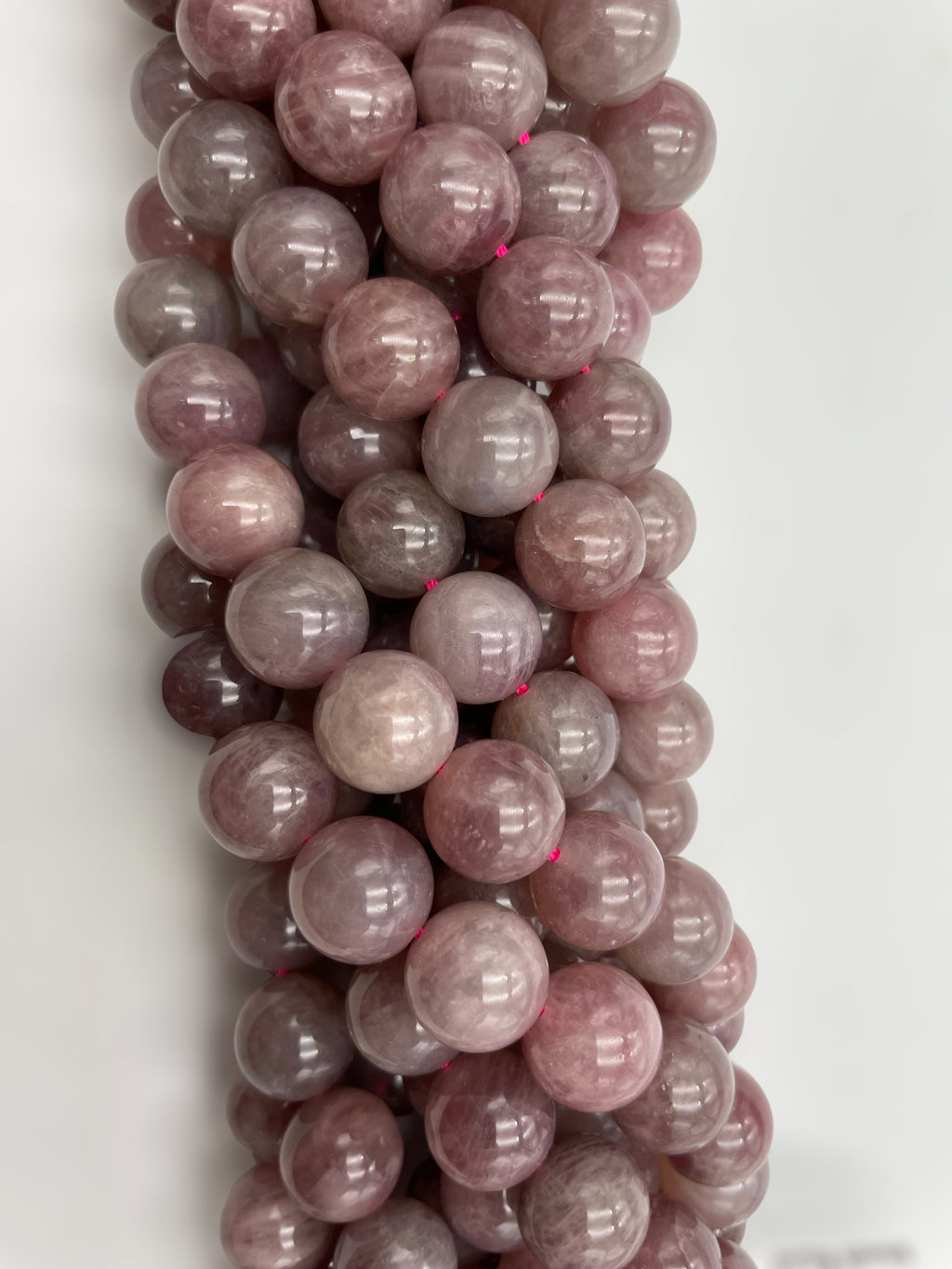 Dark Pink Madagascar Rose Quartz Smooth Round Size 12mm 13mm 15.5