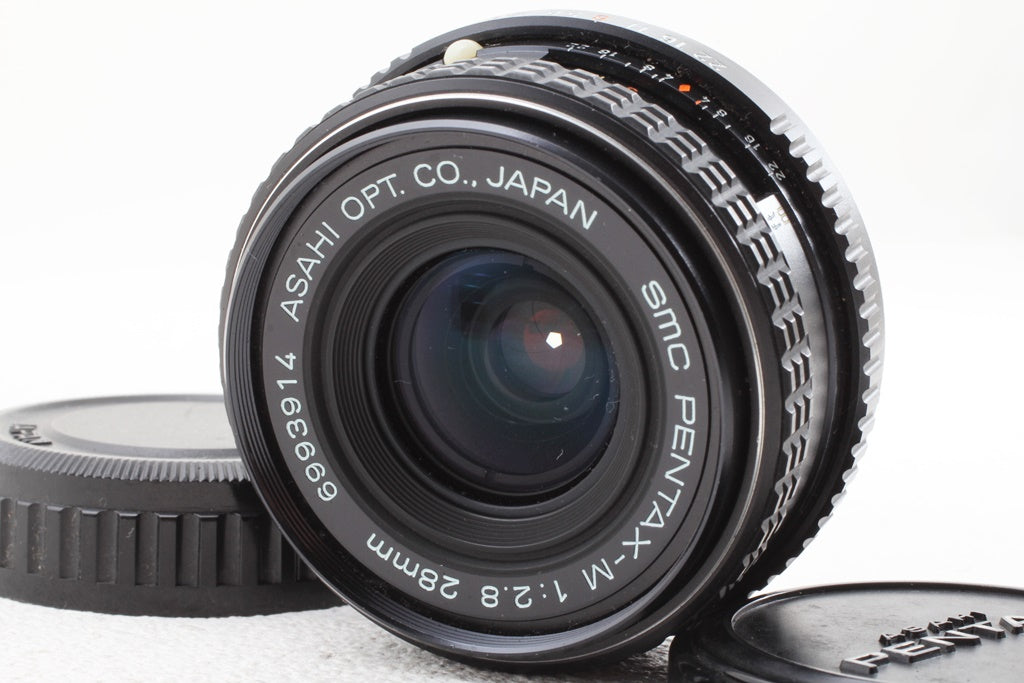 外観美品◇Pentax SMC Pentax-M 28mm F2.8 – Crew・actカメラ(ヒビノ