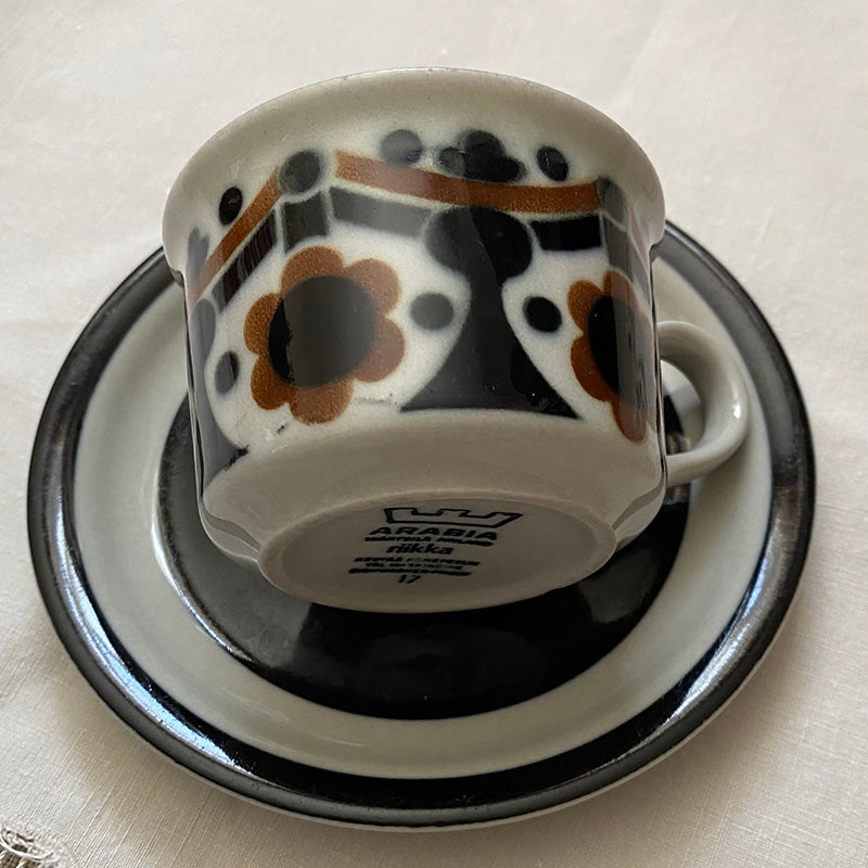 ARABIA アラビア Riikka カップ＆ソーサー 北欧食器 | アンティーク