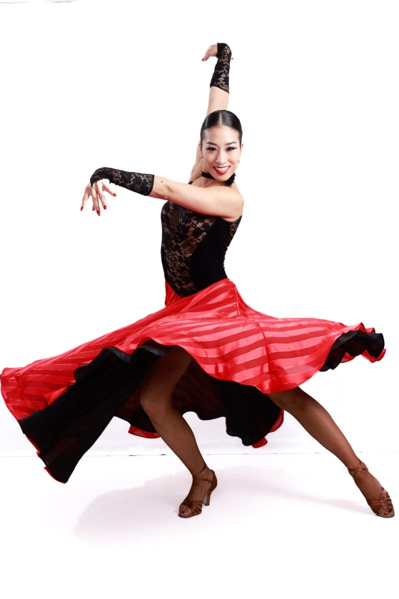 TAKA DANCE タカダンス】ラテンドレス 3L00168｜社交ダンス ス