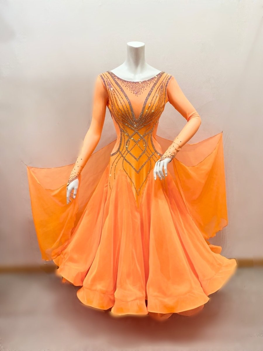 社交ダンス用ドレス【スタンダードドレス】リースナブルライン GMCS