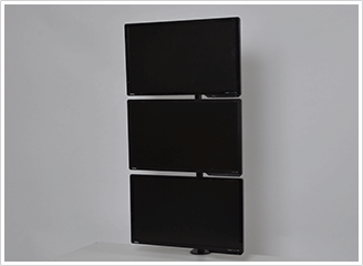 縦型3面ロングポールモニターアーム[アウトレット] | 【公式