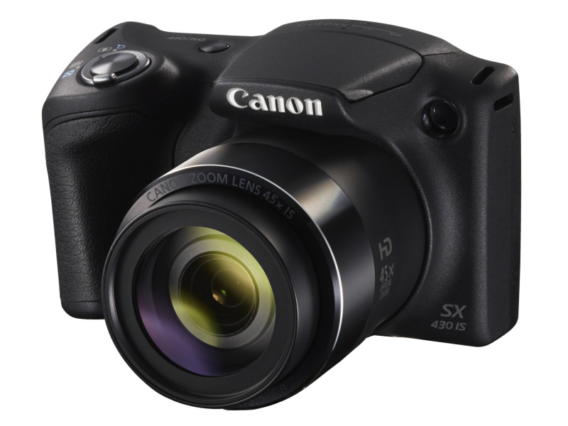 キヤノン、45倍ズームの小型高倍率モデル「PowerShot SX430 IS