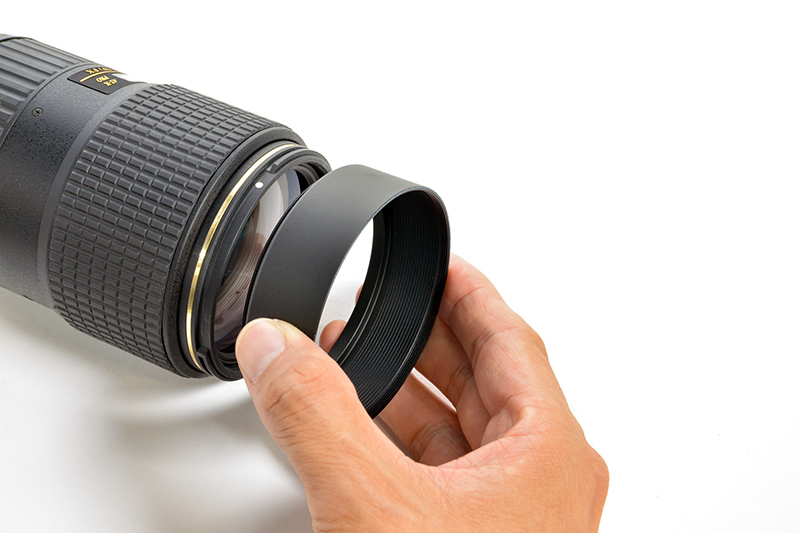 50mmレンズ用のねじ込み式メタルフード - デジカメ Watch Watch