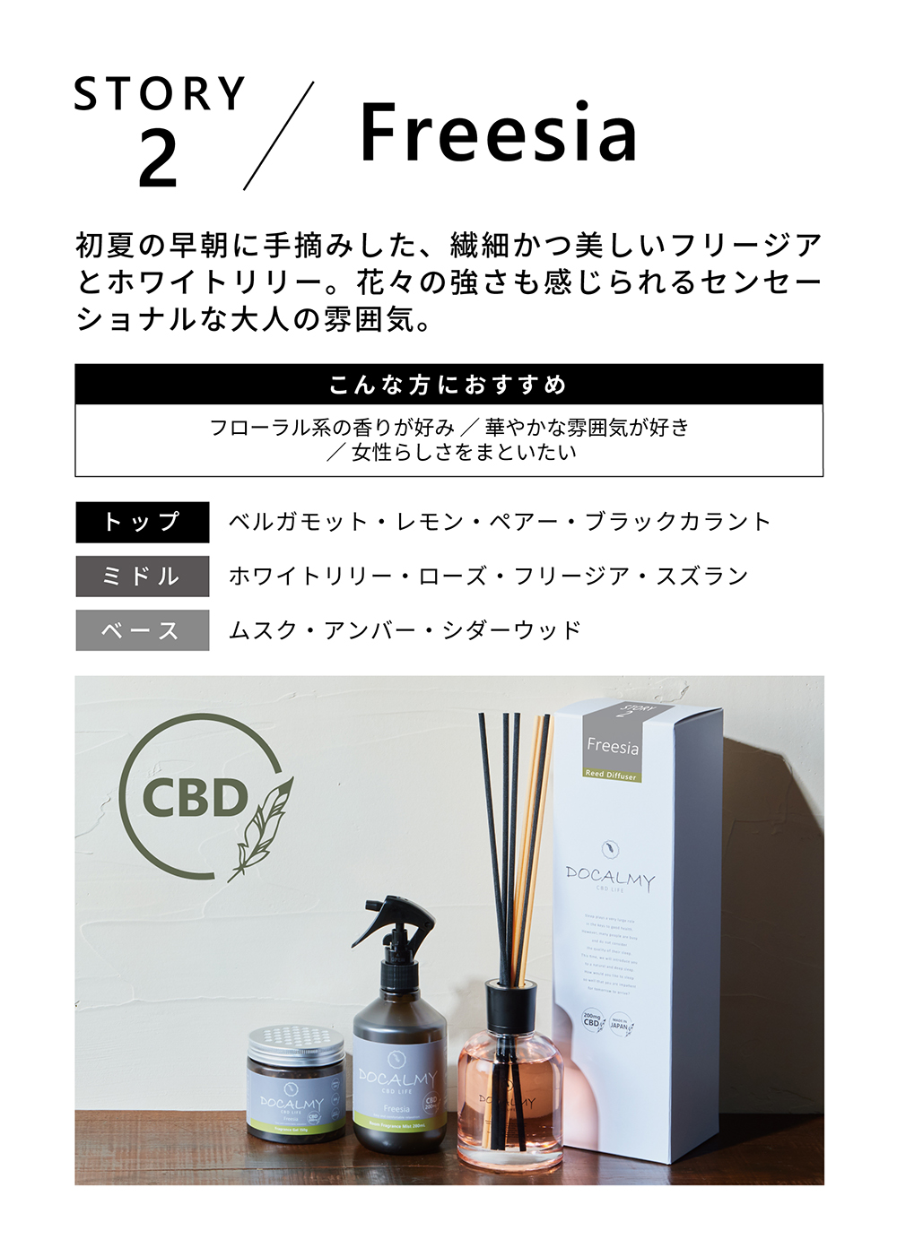 DOCALMY（ドゥカルミィ）公式サイト | CBDで香りから整える、心と暮らし。