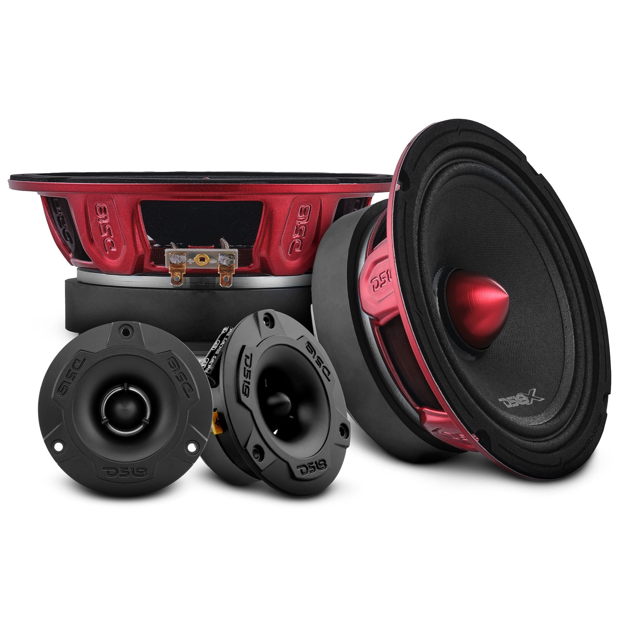 DS18 High Wattage Mid and High Range Package Extremely Loud PRO