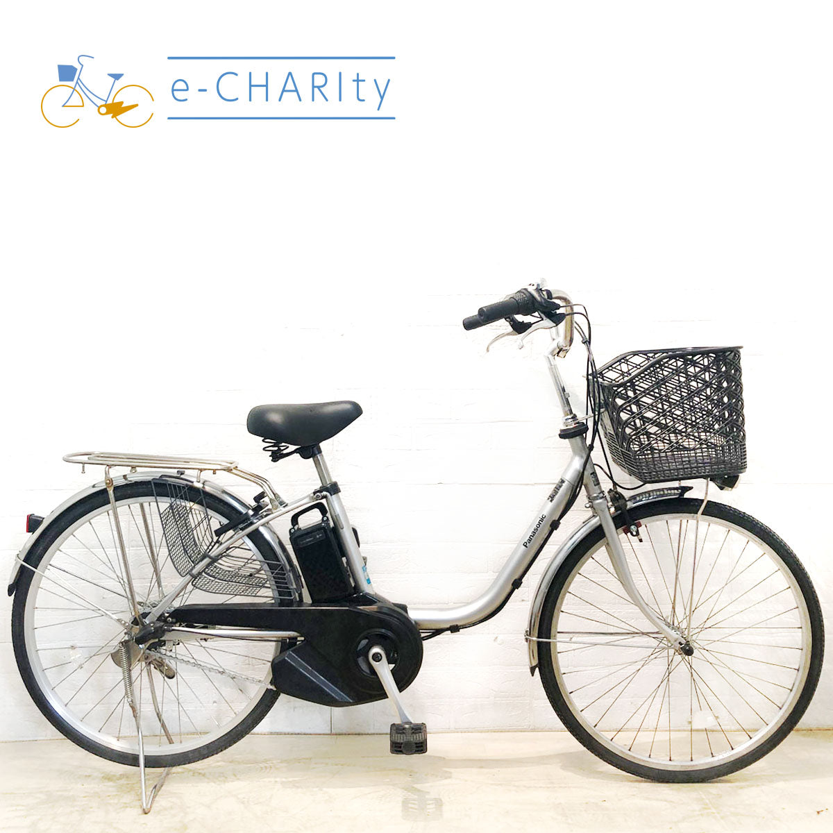 中古電動自転車 パナソニック ビビ SX シルバー 24インチ YB065 – e