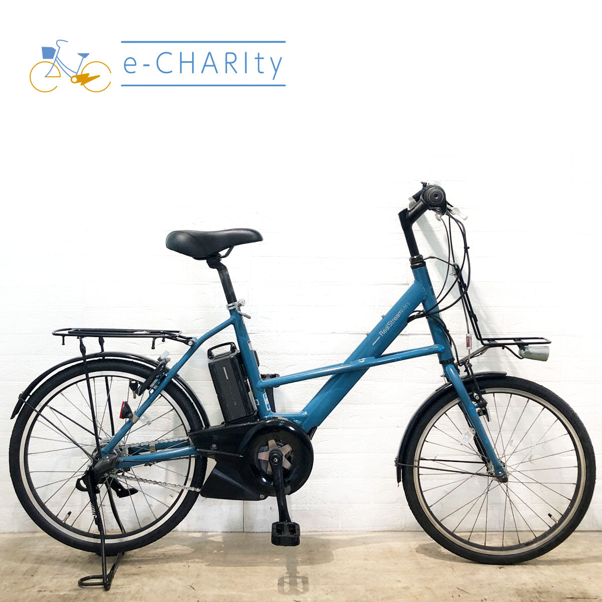 ブリヂストン リアルストリーム ミニ ブルー 20インチ YR009 【中古車