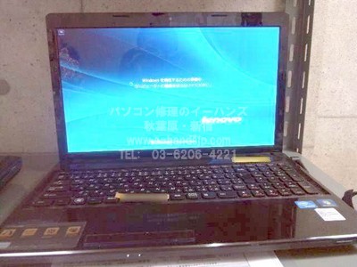 Lenovo G580 PCが立ち上がらない【ハードディスク交換】