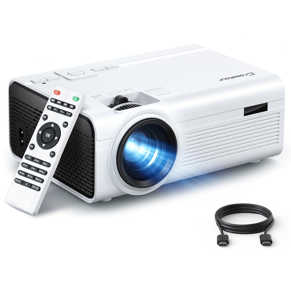 Mini Projector, Portable Movie Projector Support 1080P, P600