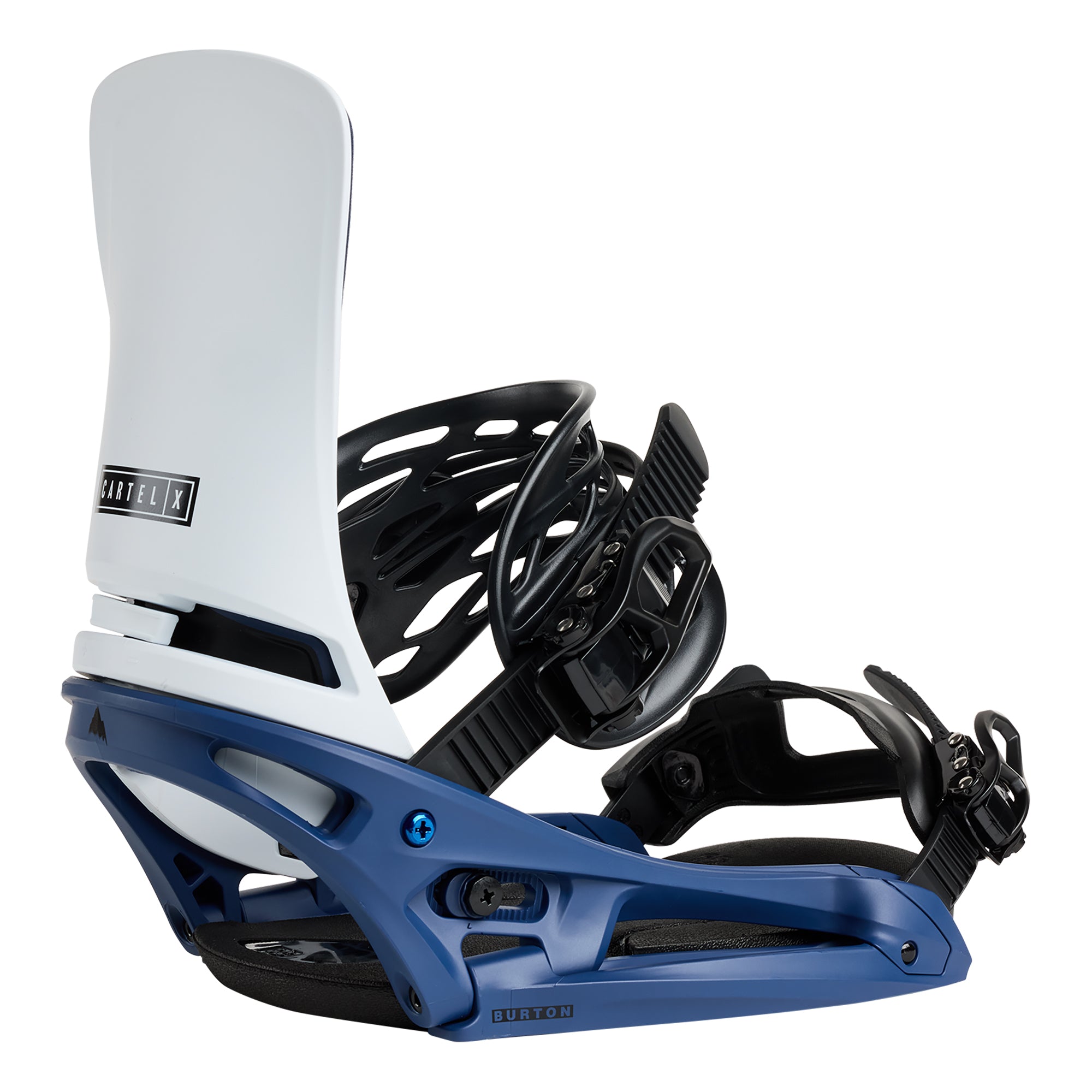 Burton Men's Cartel X Re:Flex Snowboard Bindings Nightfall/White