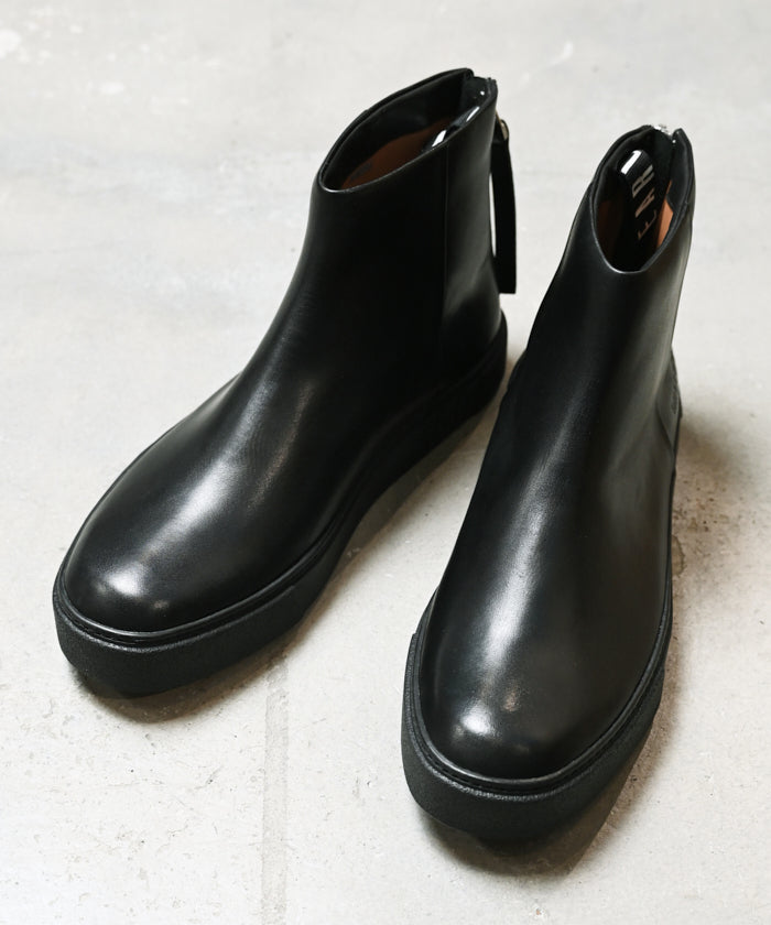 Back zip sneaker boots (All black) / ER3410 – EARLE (アール) 公式