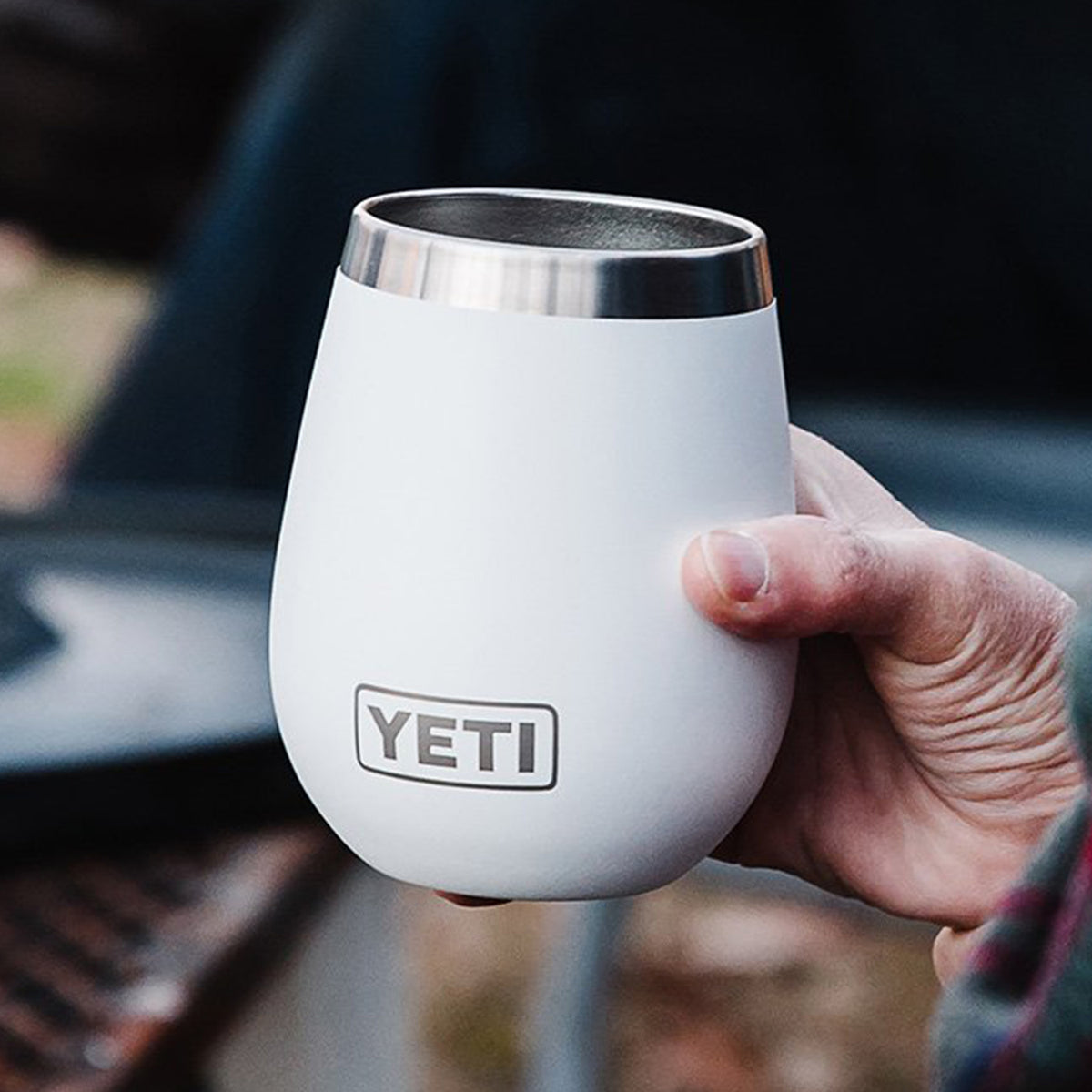 YETI Rambler 10 oz. Wine Tumbler with Magslider Lid, White – ECS