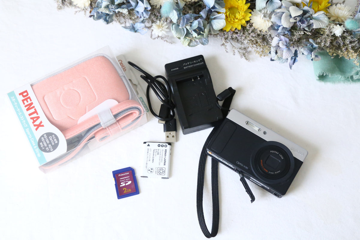 PENTAX OPTIO H90パンダカラー🐼【希少❗️】【美品✨】付属品フル