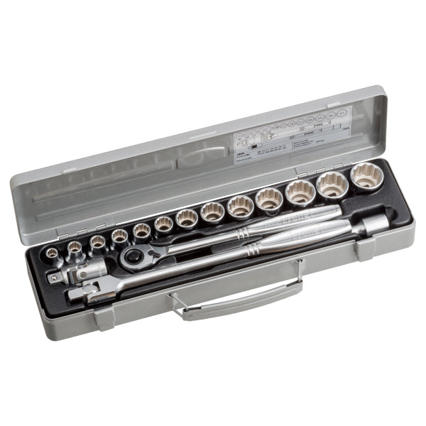 TONE ソケットレンチセット 17点 750m【エヒメマシン】