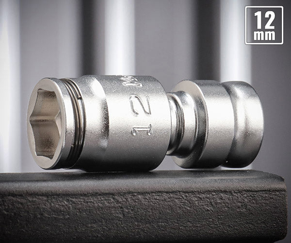 コーケン Z-EAL 9.5sq.ナットグリップユニバーサルソケット 12mm
