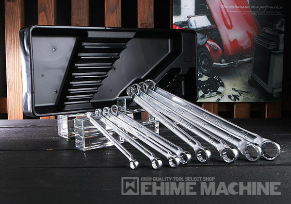 KTC ショートめがねレンチ 45度×6度 tm508【エヒメマシン】