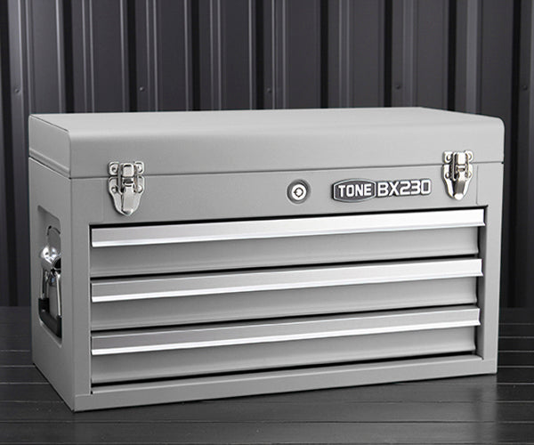 TONE 片開きツールケース（シルバー） bx230sv【エヒメマシン】
