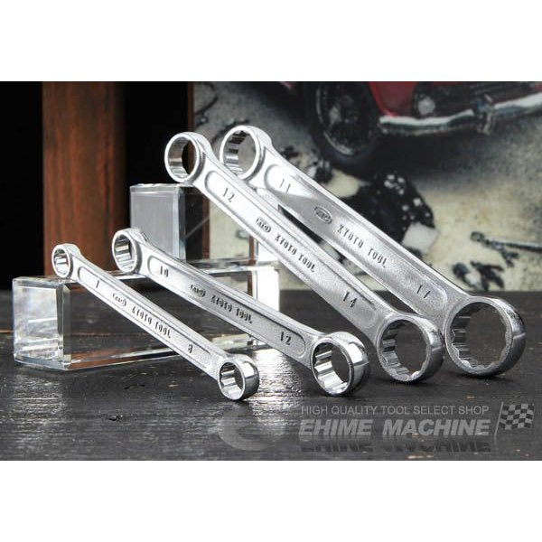 KTC ストレートショートめがねレンチセット 4本組 m1004【エヒメマシン】