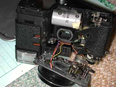 コニカ：C35EFの分解・レストア