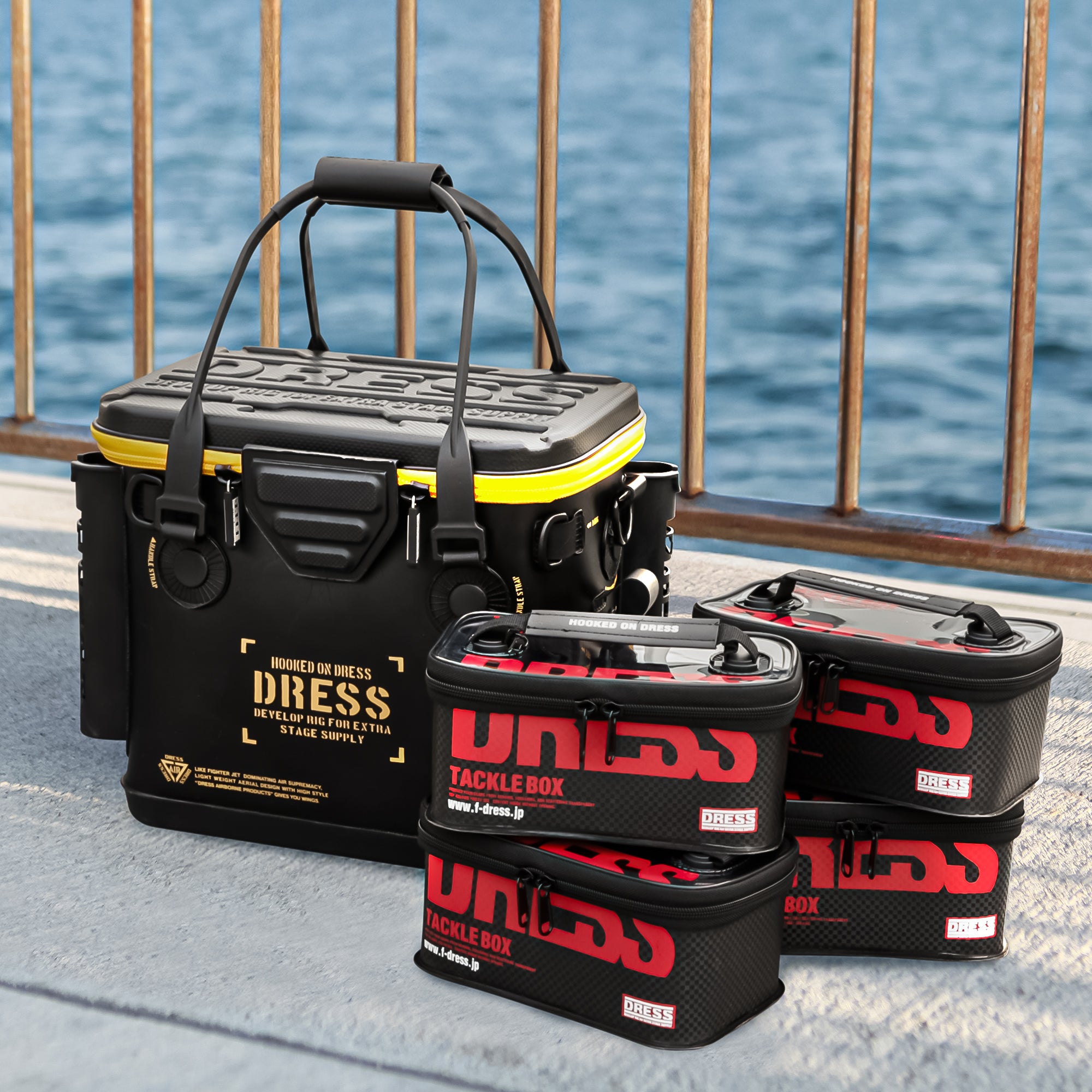DRESS コンプリートバッカンミニ（バッカン17L＆タックルボックス