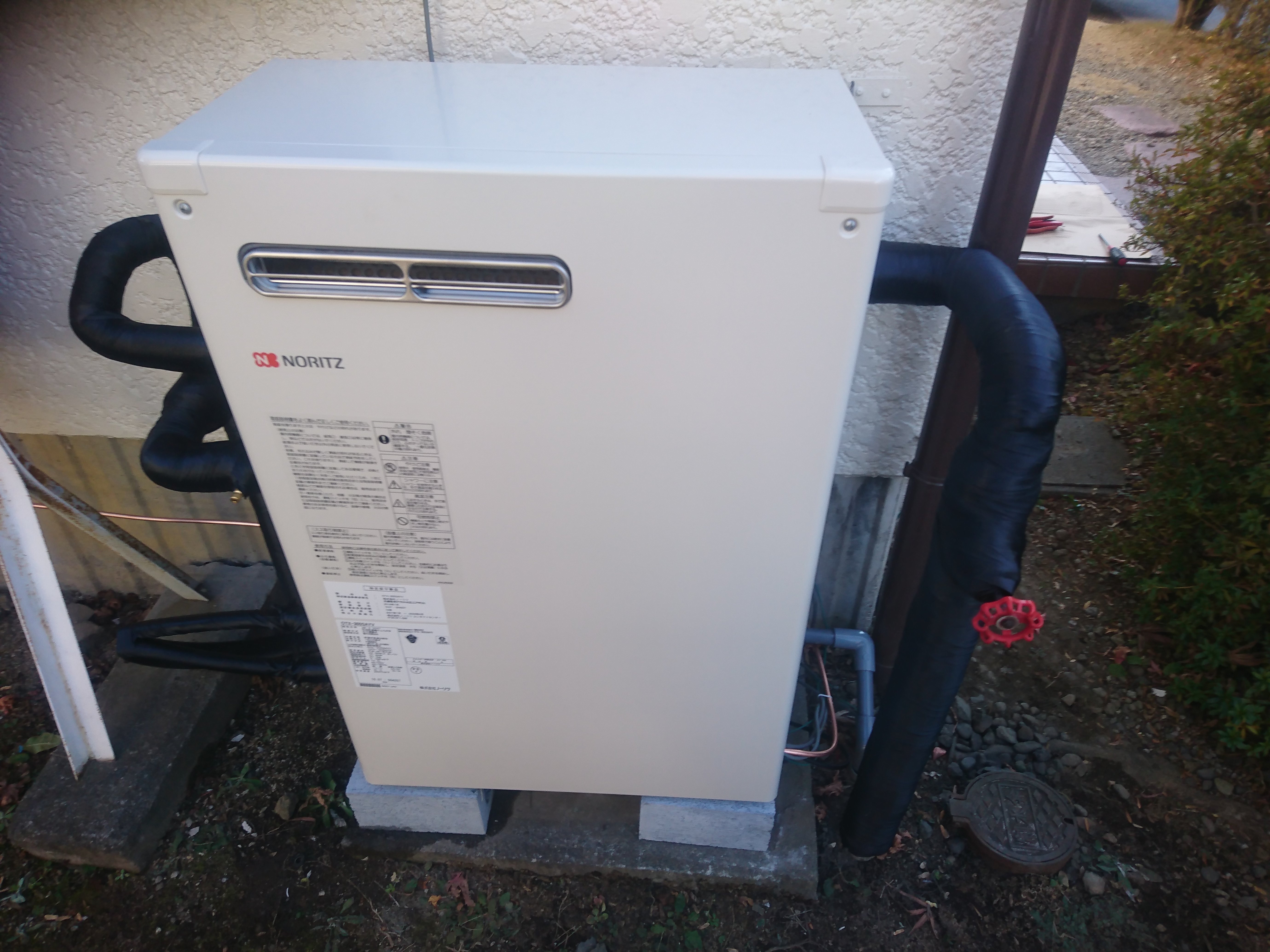 栃木県宇都宮市 石油給湯器交換 ノーリツOTX-3102AからOTX-305SAYVに取