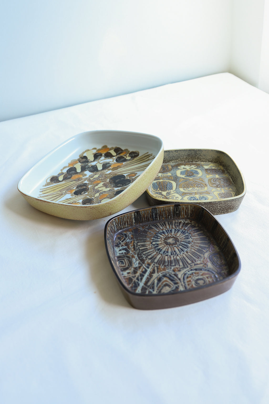 ロイヤルコペンハーゲン スクエアプレート トレイ バッカ シエナ