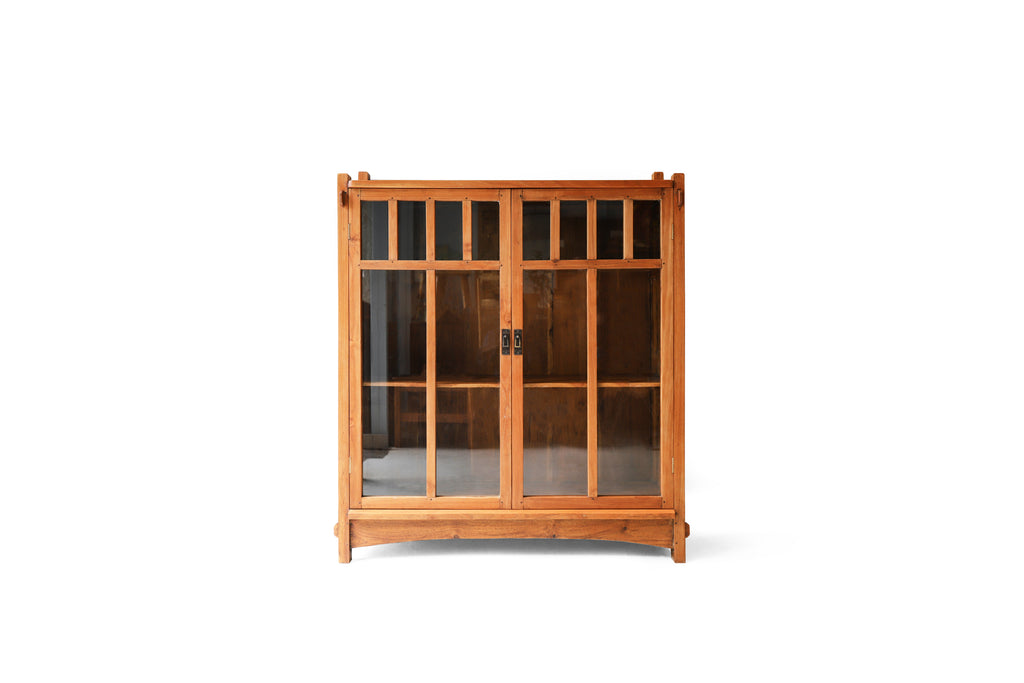 オールドチーク ガラスキャビネット/Old Teakwood Glass Cabinet