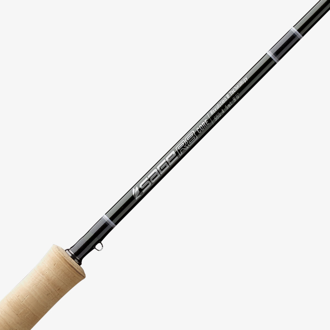 R8 CORE 590-4 Fly Fishing Rod 5 Weight, 9ft | Sage
