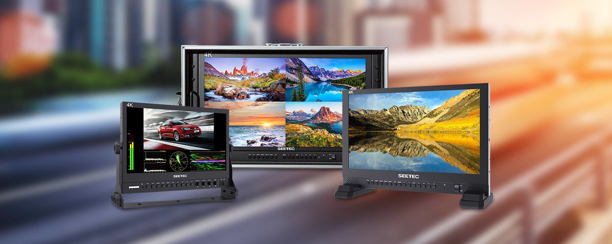 SEETEC ニュース制作、テレビ、映画製作者向け LCD 放送ビデオモニター