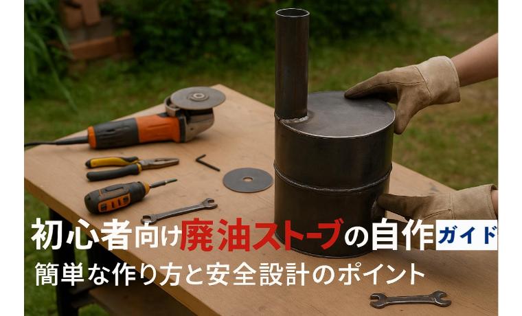 初心者向け廃油ストーブの自作ガイド｜簡単な作り方と安全設計の