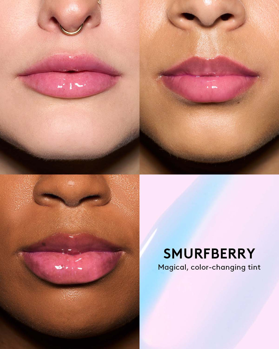 Smurfette Smooches Lip Essentials Duo + Keychain | Fenty Beauty