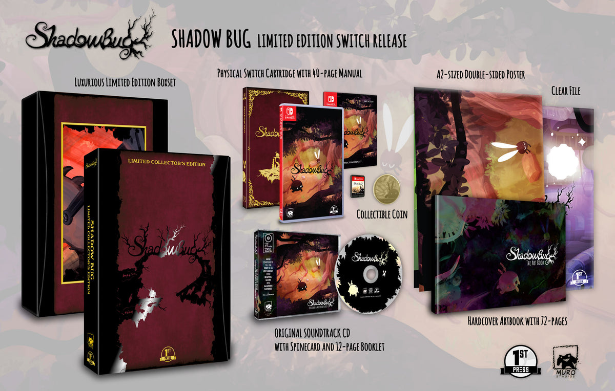 Shadow Bug Nintendo Switch Collector's Edition – First Press Games