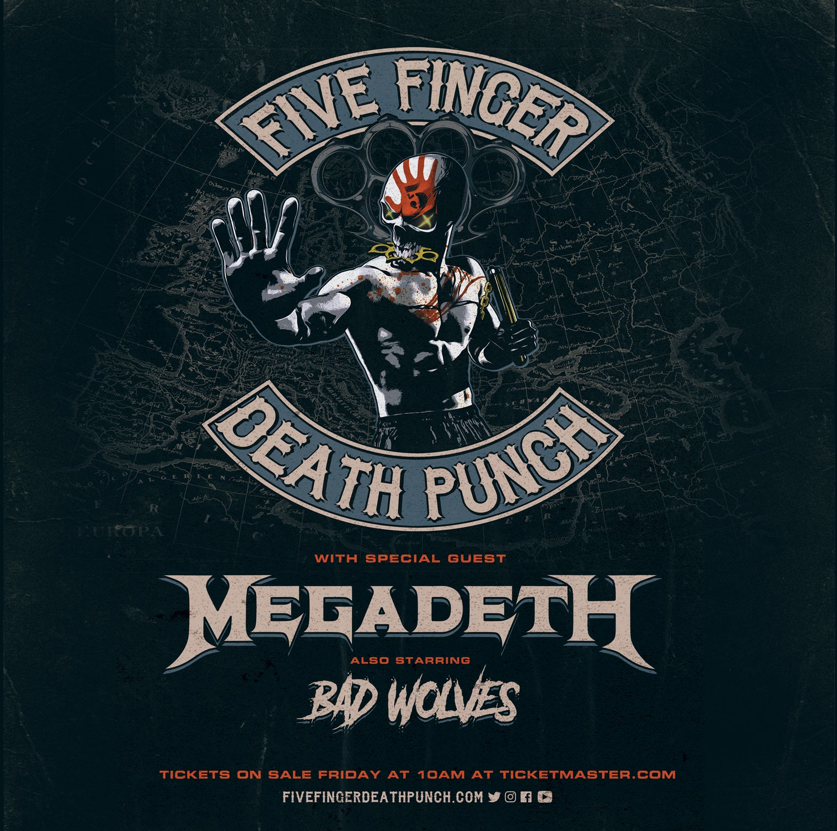 WINTER 2020 EUROPEAN ARENA TOUR ANNOUNCED! 👊 – Five Finger Death