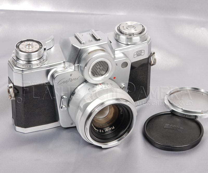 Contarex Bullseye + Planar 50mm f2 – FLASHBACK CAMERA