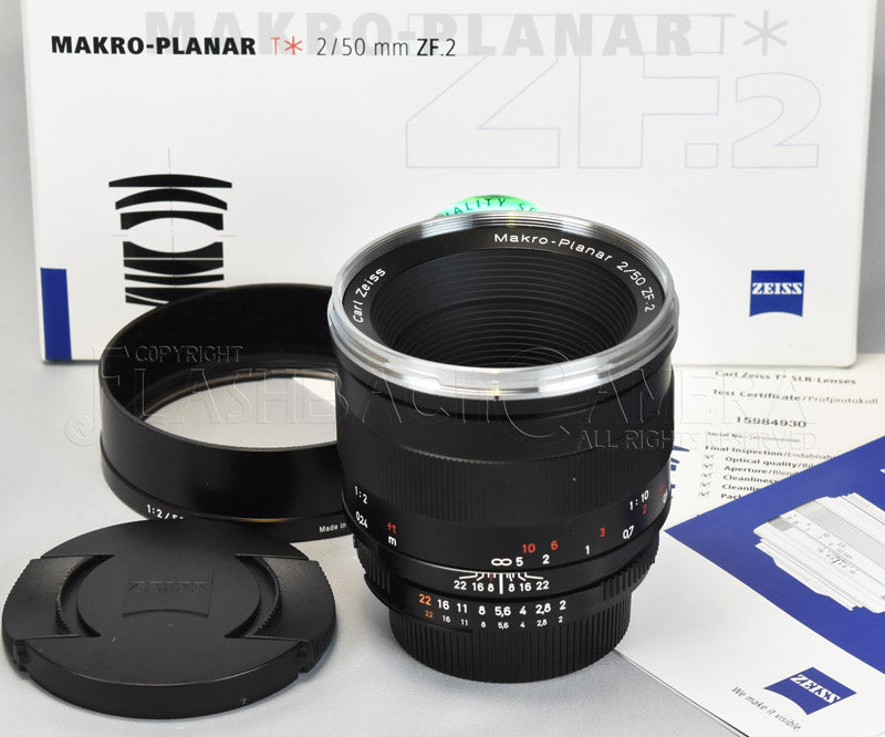 Makro-Planar T* 50mm f2 ZF2 Black – FLASHBACK CAMERA
