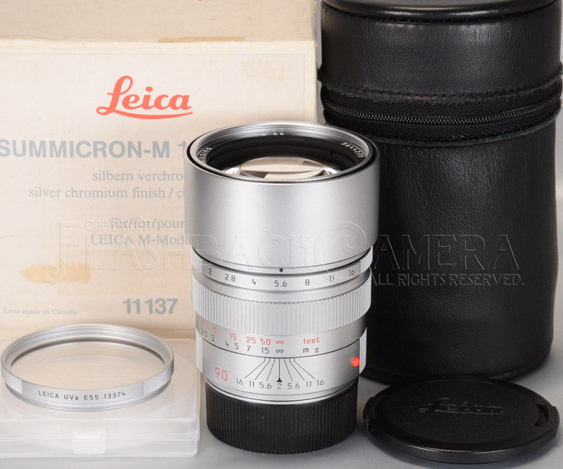 Summicron-M 90mm f2 (M) Chrome – FLASHBACK CAMERA