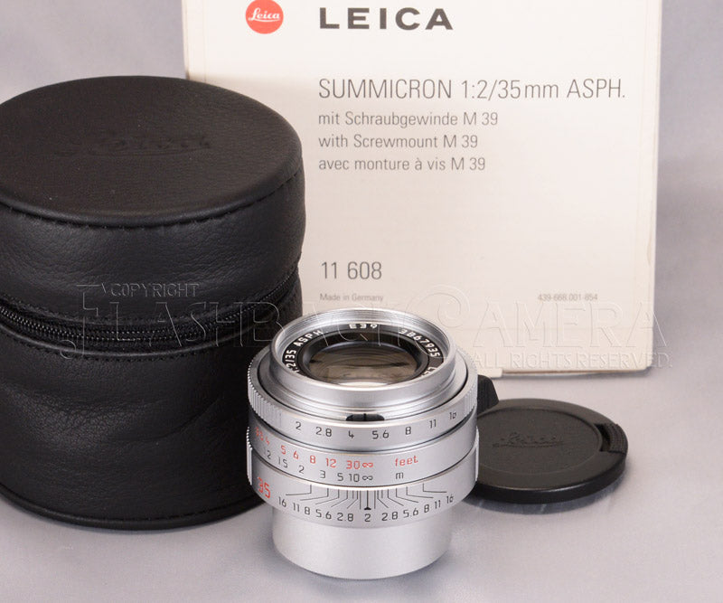 Summicron 35mm f2 ASPH (L) Chrome Limited – FLASHBACK CAMERA