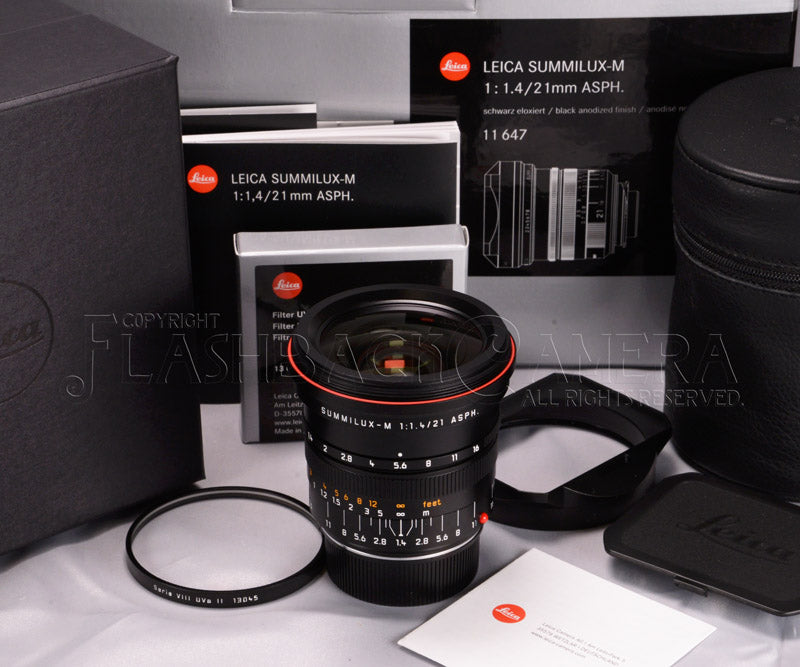 Summilux-M 21mm f1.4 ASPH (M) Black – FLASHBACK CAMERA
