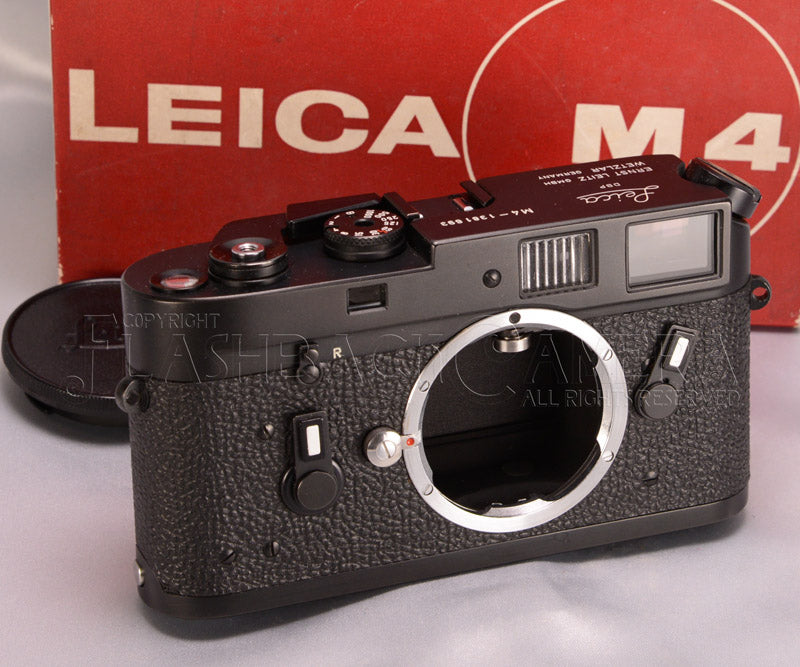 Leica M4 Black Chrome – FLASHBACK CAMERA