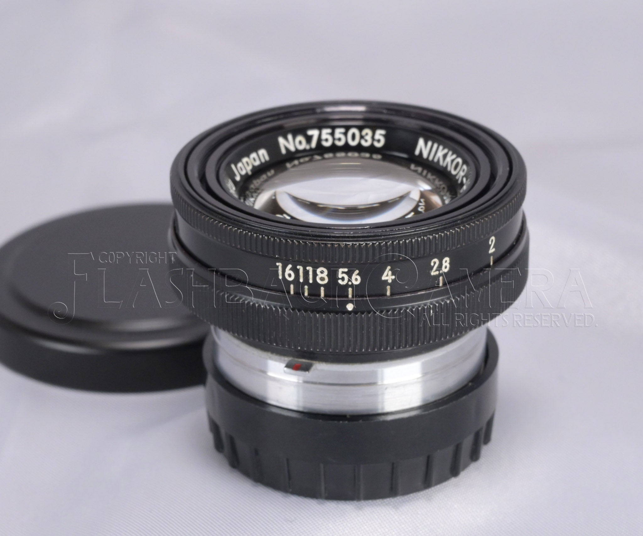Nikkor 50mm f2 (S) Black – FLASHBACK CAMERA