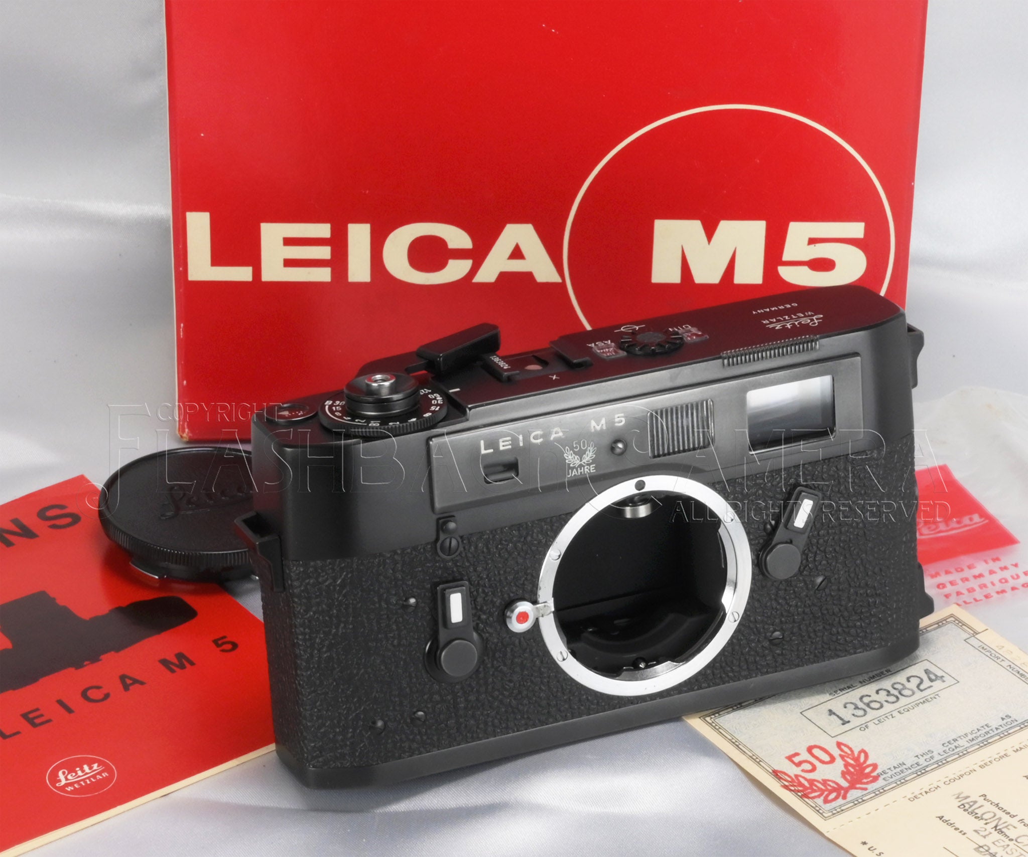 Leica M5 Black Chrome 50 Jahre – FLASHBACK CAMERA