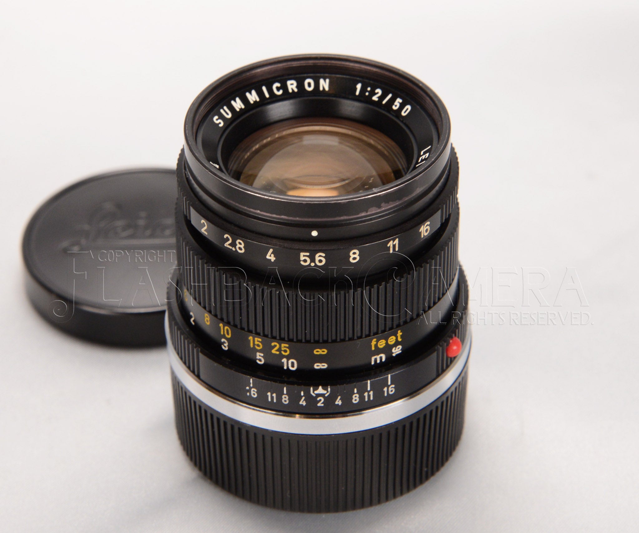 Summicron 50mm f2 (M) Black Paint – FLASHBACK CAMERA