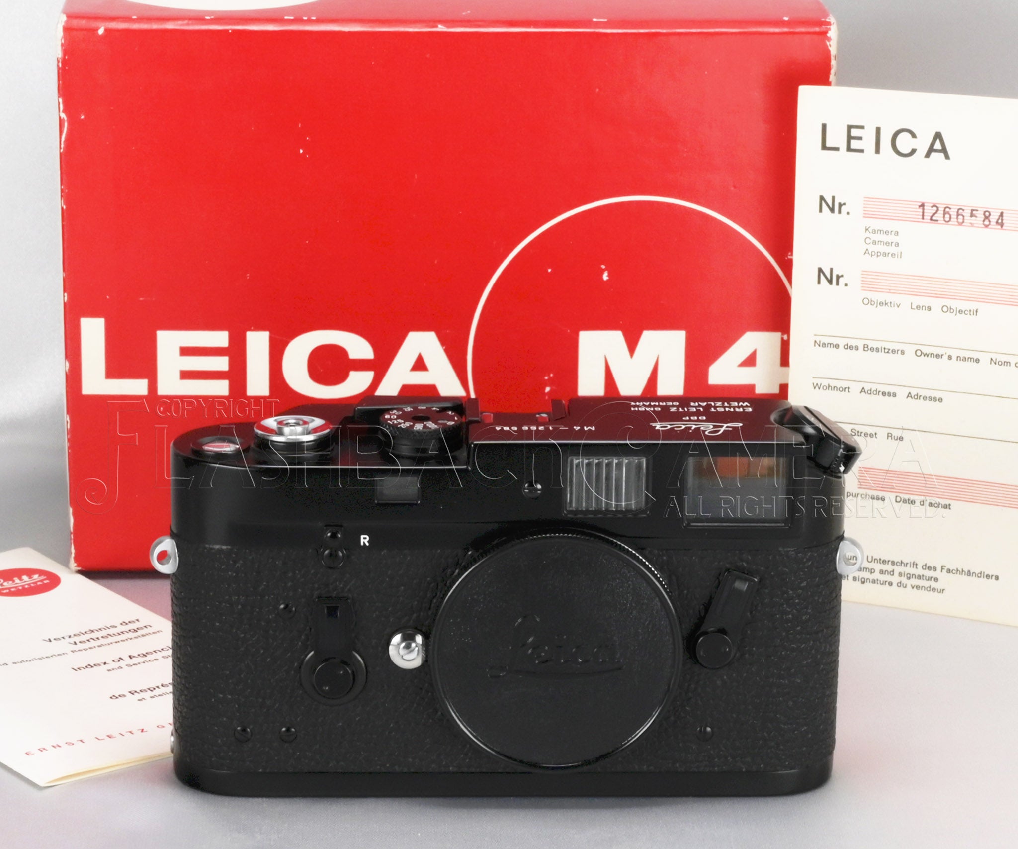 Leica M4 Black Paint – FLASHBACK CAMERA