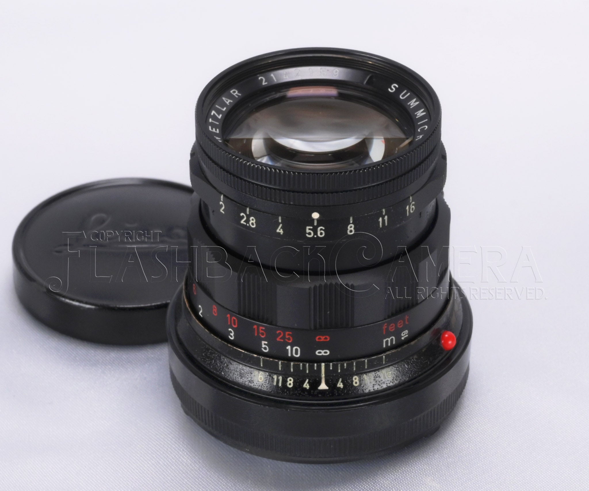 Summicron 50mm f2 (M) Black Paint – FLASHBACK CAMERA